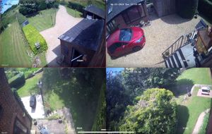 CCTV shows images around the garden- click for photo gallery